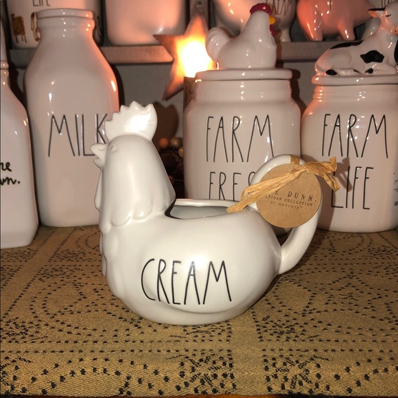 Rae Dunn Other - Rae Dunn CREAM Rooster Shaped Creamer